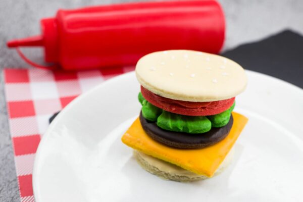 Hamburger Deconstructed Ingredients Set - Dolce3D