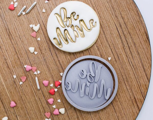 Be Mine Round Cookie Cutter - Dolce3D