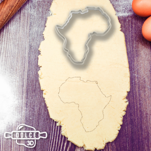 Africa Cookie Cutter - Dolce3D