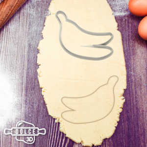 Bananas Cute Cookie Cutter - Dolce3D