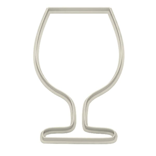 Cognac Glass Cookie Cutter - Dolce3D