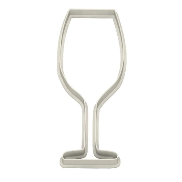 Wine Glass Cookie Cutter - Dolce3D