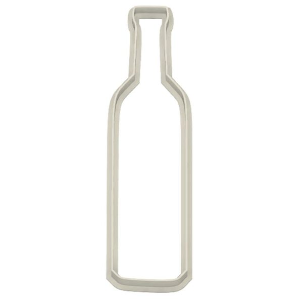 Wine Bottle Cookie Cutter - Dolce3D