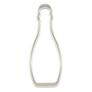 Champagne Prosecco Bottle Cookie Cutter - Dolce3D