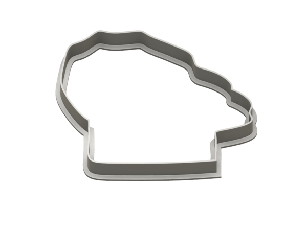 Chef Hat Cookie Cutter - Dolce3D