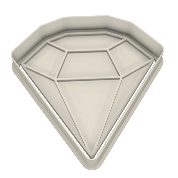 Diamond Shape #3 Cookie Cutter - Dolce3D