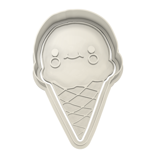 Ice Cream Cone Smiling - Dolce3D