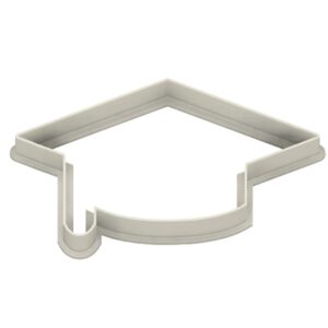 Graduation Cap Cookie Cutter - Dolce3D