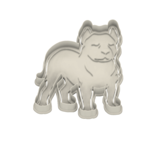 American Pitbull Terrier Dog Cookie Cutter - Dolce3D