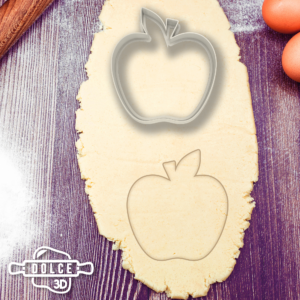 Apple Cookie Cutter - Dolce3D