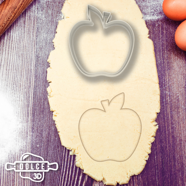 Apple Cookie Cutter - Dolce3D