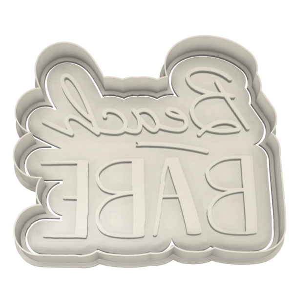 Beach Babe Cookie Cutter - Dolce3D