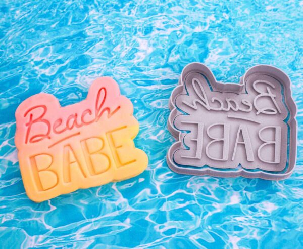 Beach Babe Cookie Cutter - Dolce3D