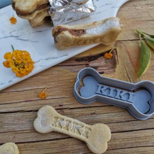 Custom Pet Name Bone Cookie Cutter - Dolce3D