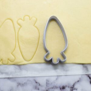 Simple Carrot Cookie Cutter - Dolce3D