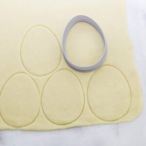 Classic Egg Cookie Cutter - Dolce3D