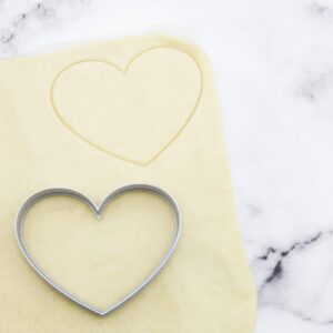 Simple Heart Shape Cookie Cutter - Dolce3D