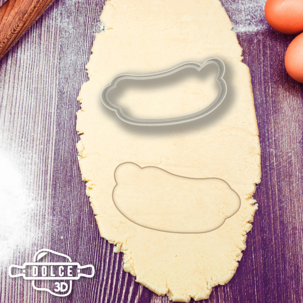 Hot Dog Cookie Cutter - Dolce3D
