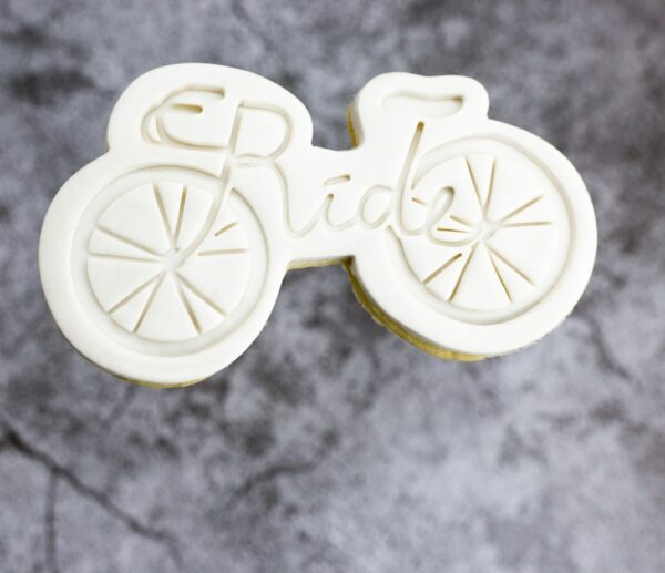 Bicycle Bike Ride Cookie Cutter and Fondant cutter