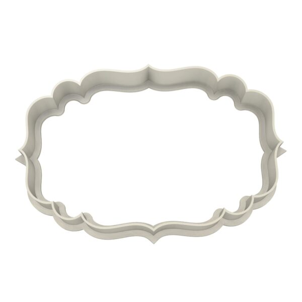 Elegant Plaque Cookie Cutter #6