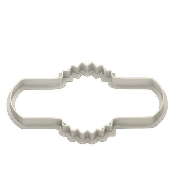 Vintage Plaque Cookie Cutter #2 | Digital STL File Download for 3D printer | Digital Download