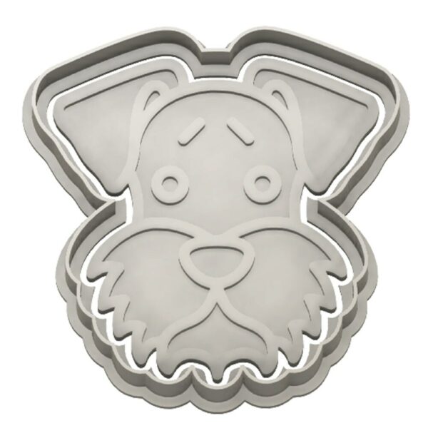 Dog Schnauzer Cookie Cutter | Digital STL File Download for 3D printer | Digital Download - Image 2