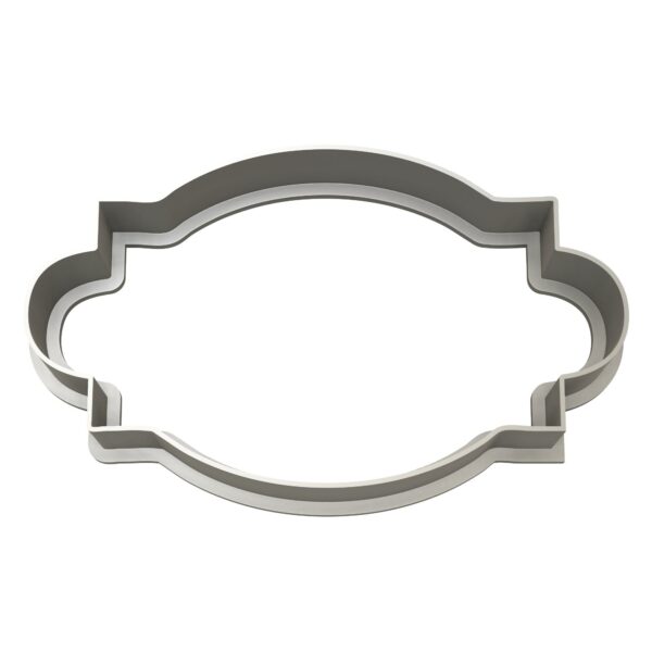 Vintage Plaque Cookie Cutter #4 | Digital STL File Download for 3D printer | Digital Download