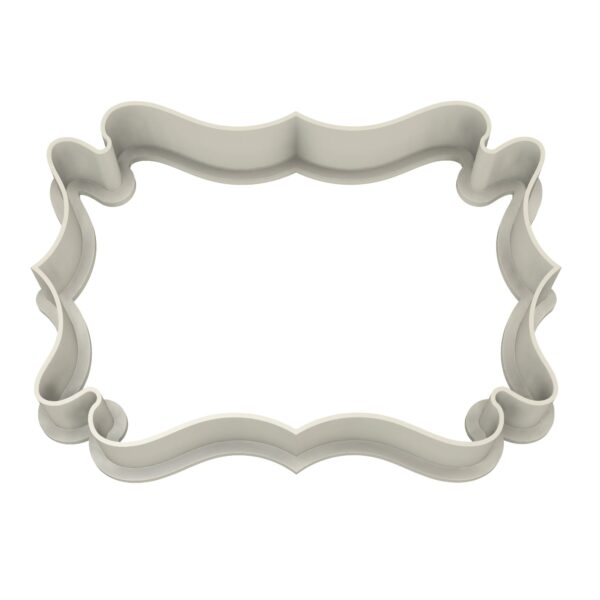 Elegant Plaque Cookie Cutter #3 | Digital STL File Download for 3D printer | Digital Download