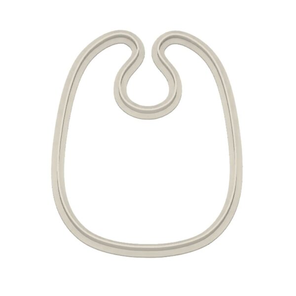 Baby Bib Cookie Cutter | Digital STL File Download for 3D printer | Digital Download