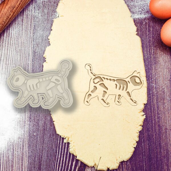 Cat Skeleton Bones Cookie Cutter