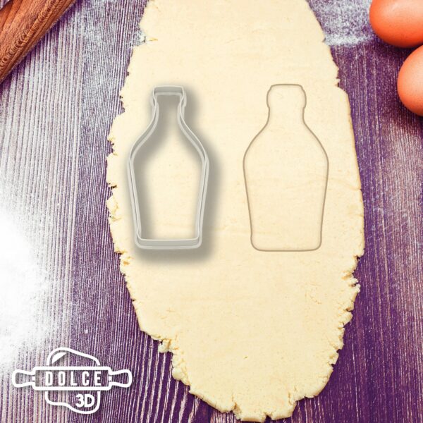 Tequila Bottle Cookie Cutter,  Adult, Alcohol , Alcoholic drink and Fondant Cutter