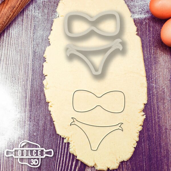 Bikini Cookie Cutters- 3D Printed Frame | Digital STL File Download for 3D printer | Digital Download