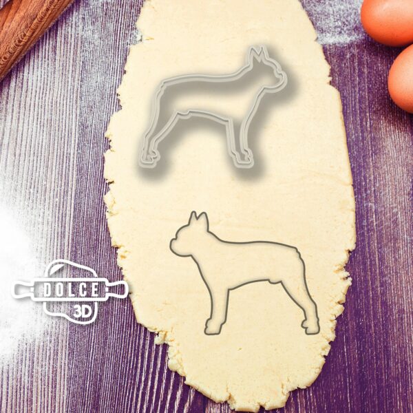 Boston Terrier Cookie Cutter | Digital STL File Download for 3D printer | Digital Download