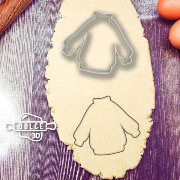 Winter Sweater Cookie Cutter | Digital STL File Download for 3D printer | Digital Download