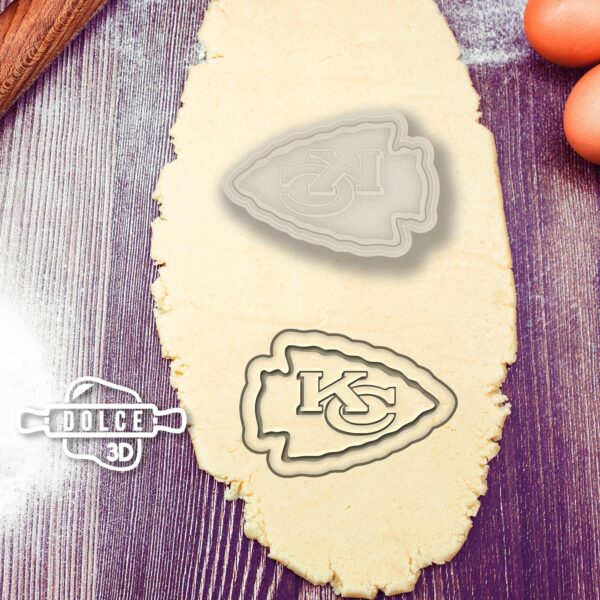 Kansas City Chief Cookie Cutter | Digital STL File Download for 3D printer | Digital Download