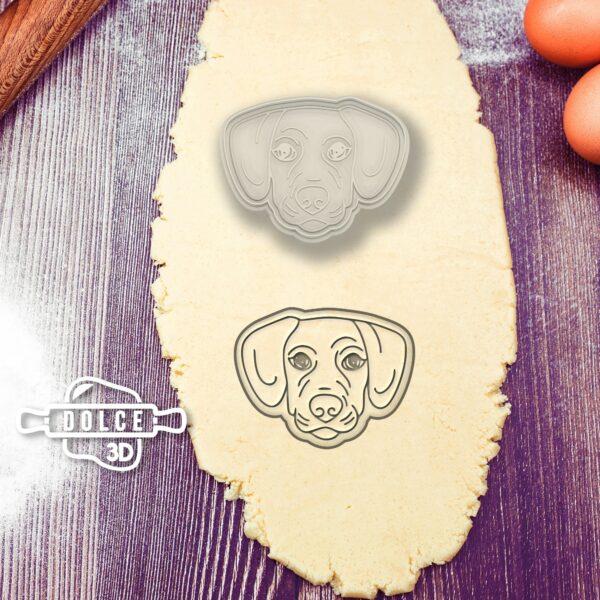 Golden Retriever Face Cookie Cutter | Digital STL File Download for 3D printer | Digital Download