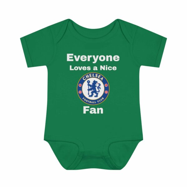 Baby Bodysuit - Everyone Loves a Nice Chelsea Fan - Cute Infant One Piece, Soccer Fan Apparel, Baby Shower Gift, Funny Baby Outfit, Newborn - Image 4