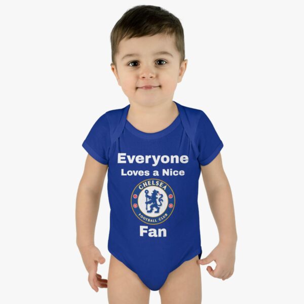 Baby Bodysuit - Everyone Loves a Nice Chelsea Fan - Cute Infant One Piece, Soccer Fan Apparel, Baby Shower Gift, Funny Baby Outfit, Newborn - Image 10