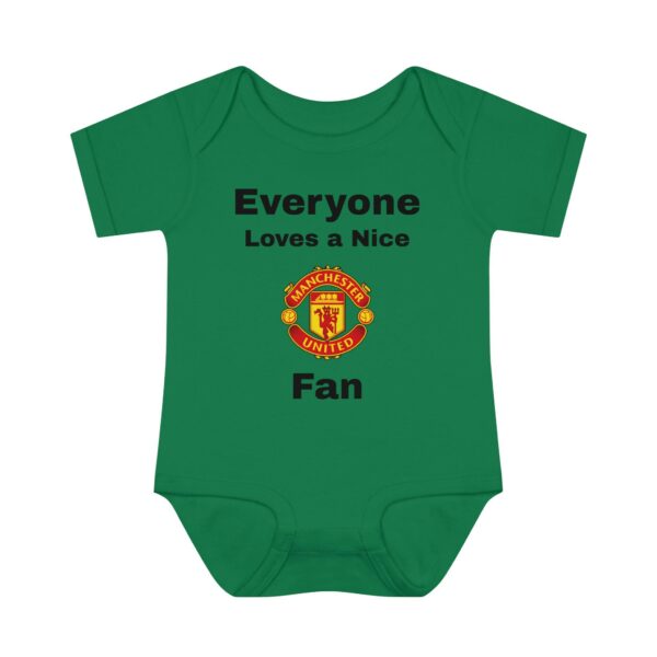 Manchester United Fan Infant Bodysuit - Baby Shower Gift, Soccer Apparel, Cute Newborn Outfit, Funny Baby Clothes - Image 5