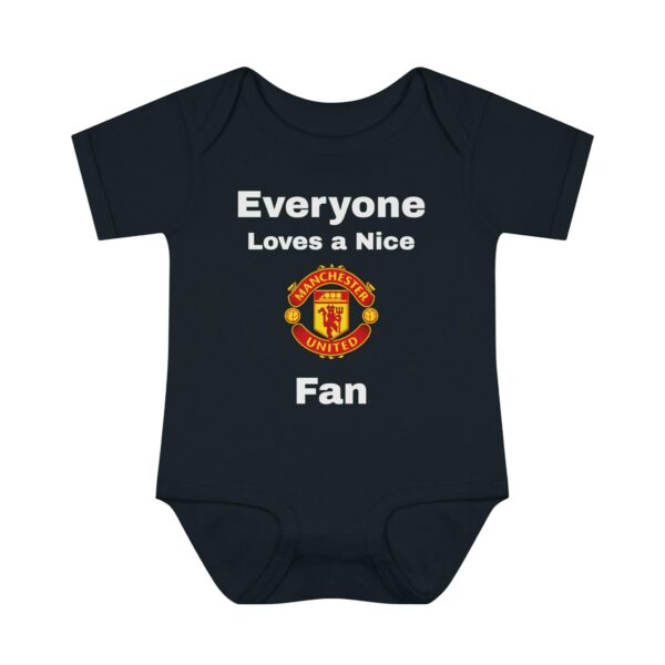 Manchester United Fan Infant Bodysuit - Baby Shower Gift, Soccer Apparel, Cute Newborn Outfit, Funny Baby Clothes - Image 9