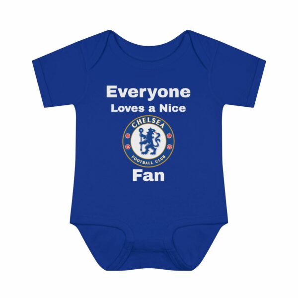 Baby Bodysuit - Everyone Loves a Nice Chelsea Fan - Cute Infant One Piece, Soccer Fan Apparel, Baby Shower Gift, Funny Baby Outfit, Newborn