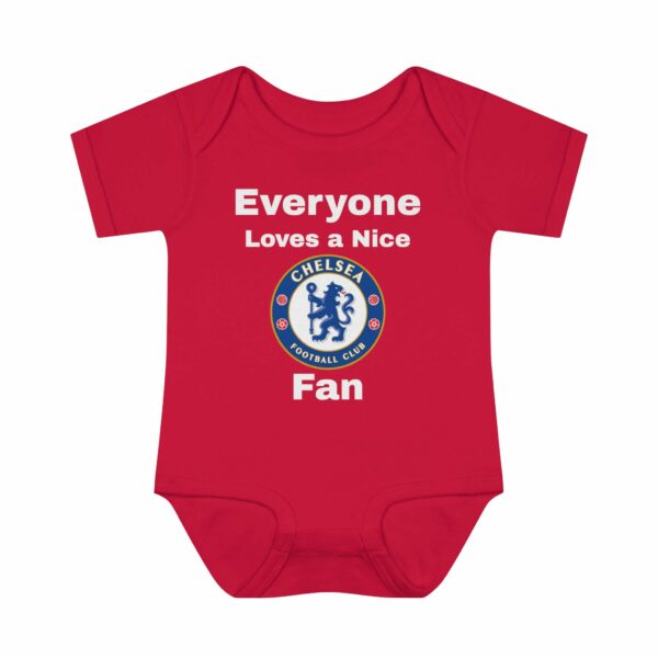 Baby Bodysuit - Everyone Loves a Nice Chelsea Fan - Cute Infant One Piece, Soccer Fan Apparel, Baby Shower Gift, Funny Baby Outfit, Newborn - Image 2