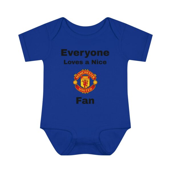 Manchester United Fan Infant Bodysuit - Baby Shower Gift, Soccer Apparel, Cute Newborn Outfit, Funny Baby Clothes - Image 7