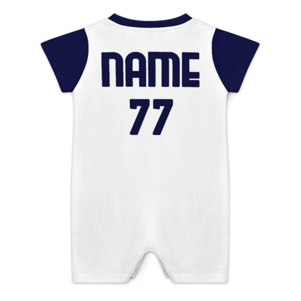 Napoli Away Cotton Short Sleeve Baby Bodysuit Romper - Image 2