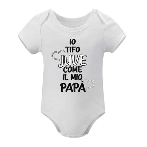 Baby Bodysuit Io tifo Juve come il mio papà | Juventus - Image 6