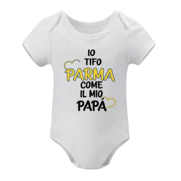 Baby Bodysuit Io tifo Parma come il mio papà |