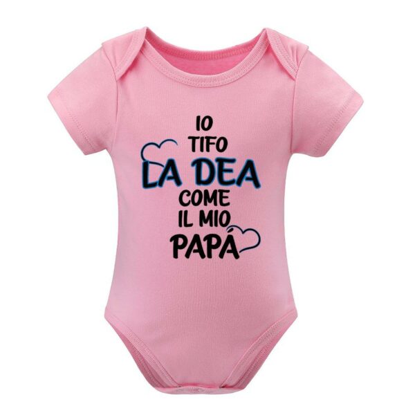 Baby Bodysuit Io tifo La Dea come il mio papà | Atalanta - Image 6