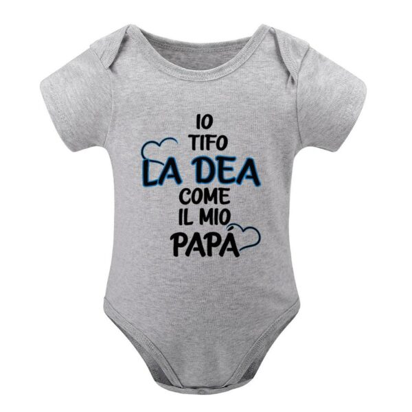 Baby Bodysuit Io tifo La Dea come il mio papà | Atalanta - Image 9