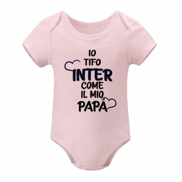 Baby Bodysuit Io tifo Inter come il mio papà | - Image 7