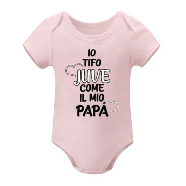 Baby Bodysuit Io tifo Juve come il mio papà | Juventus - Image 8